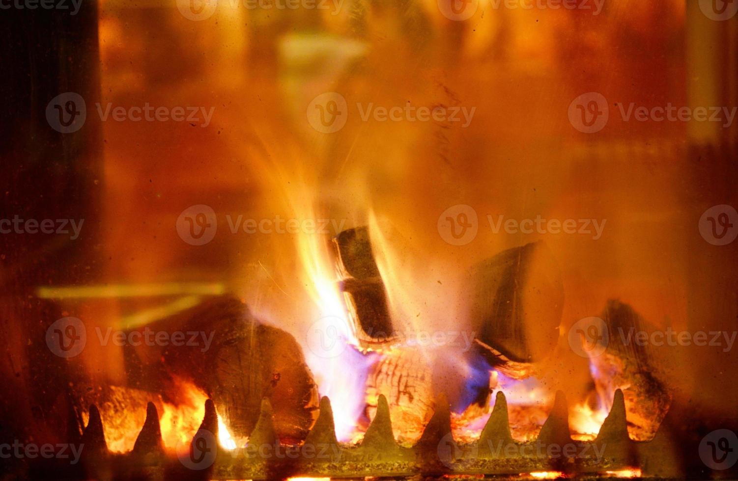 fireplace flame background photo