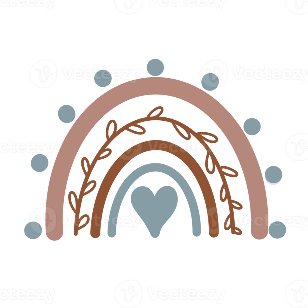 boho regenboog voor kinderen kamer muur decor, modern kinderen stijl png