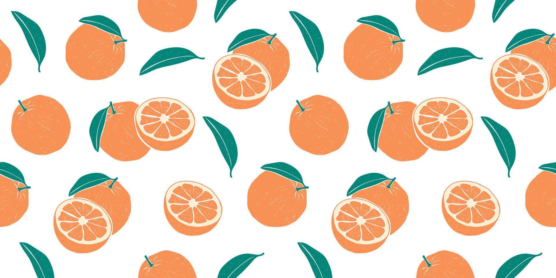 seamless pattern of Orange. Elegant template for fashion prints. trending Fabric fashion pattern designs. vector