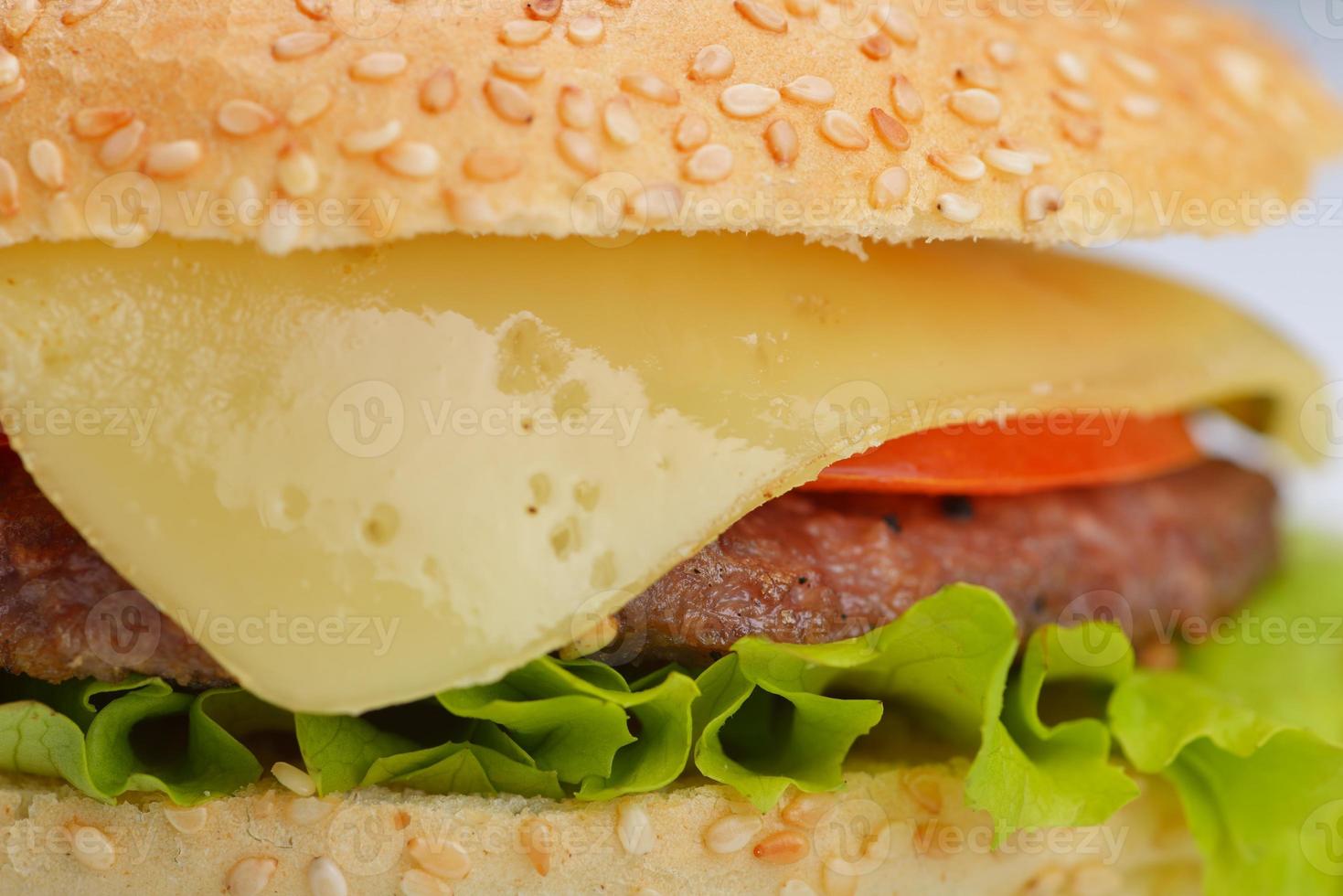 hamburger fast food photo