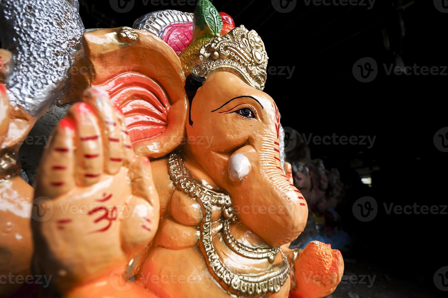 Happy Ganesh Chaturthi festival, Lord Ganesha statue photo