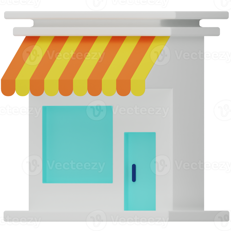 Shop 3D Illustration png