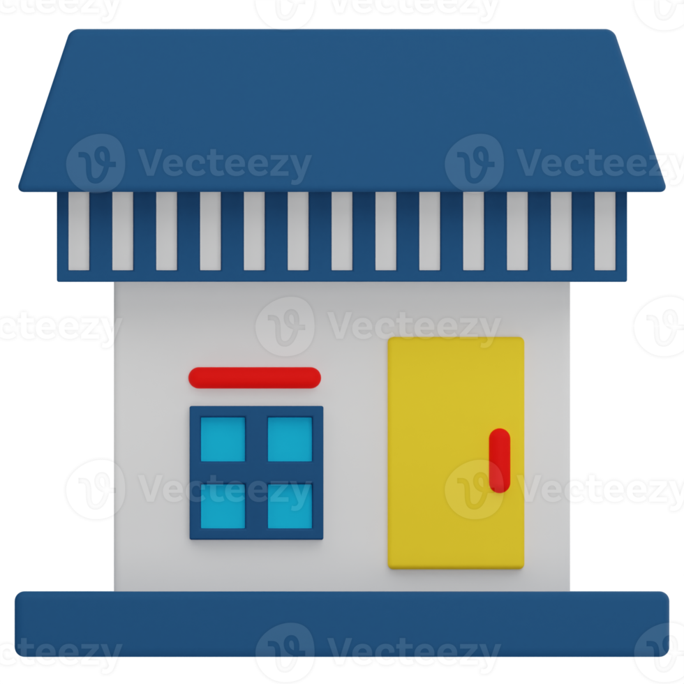 Store 3D Illustration png