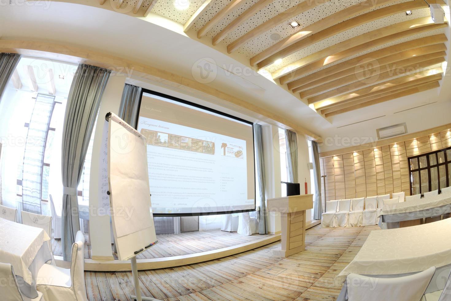 Empty business conference room photo
