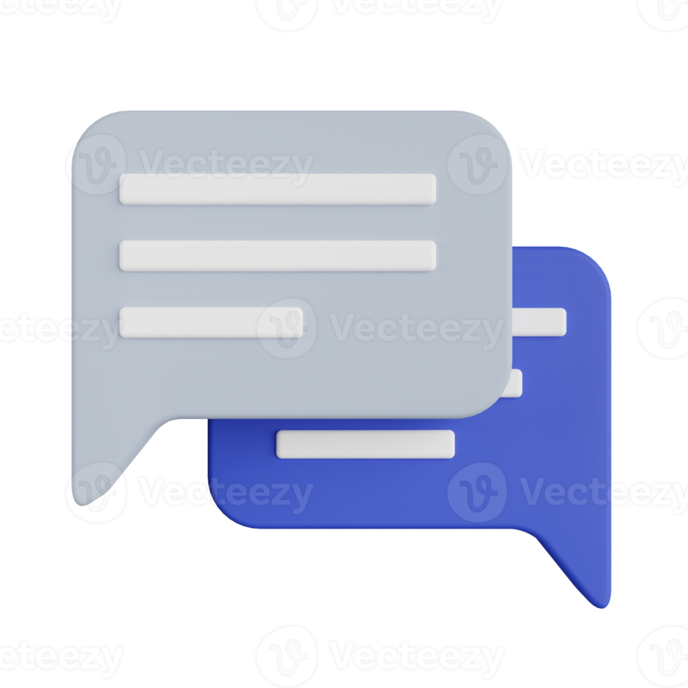 Chat 3D Illustration png