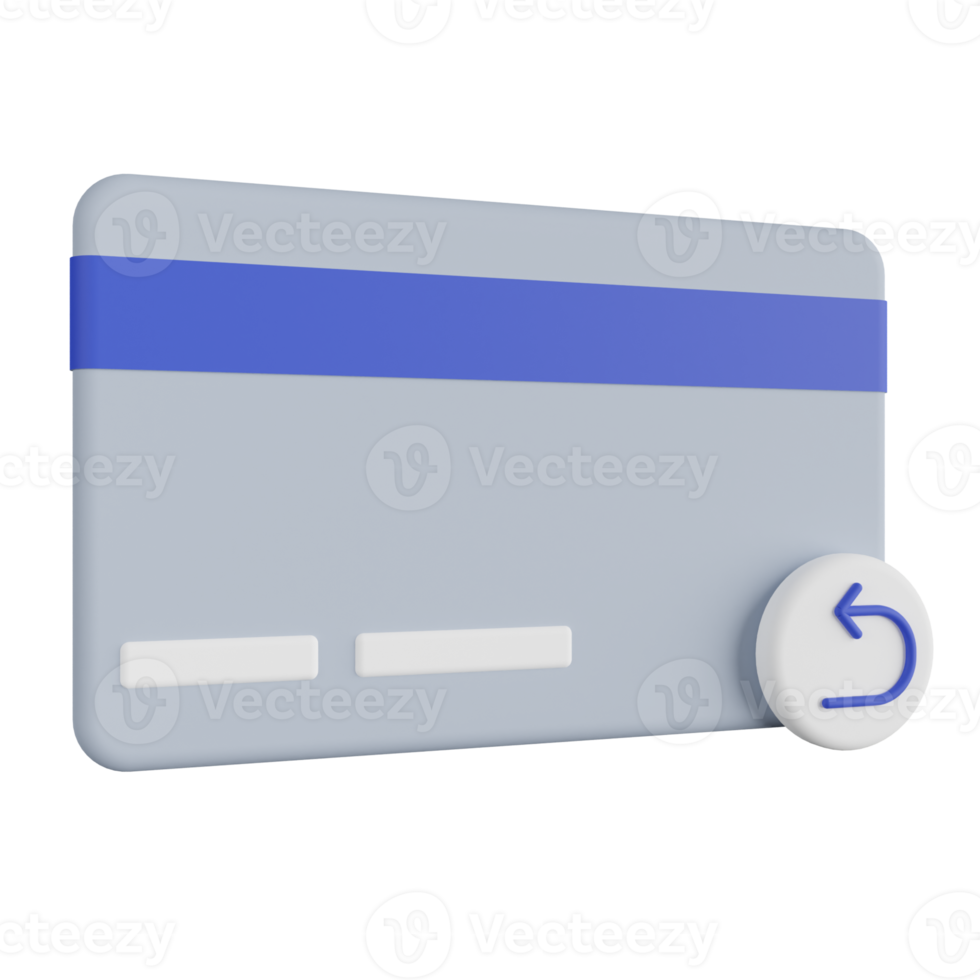 Refund 3D Illustration png