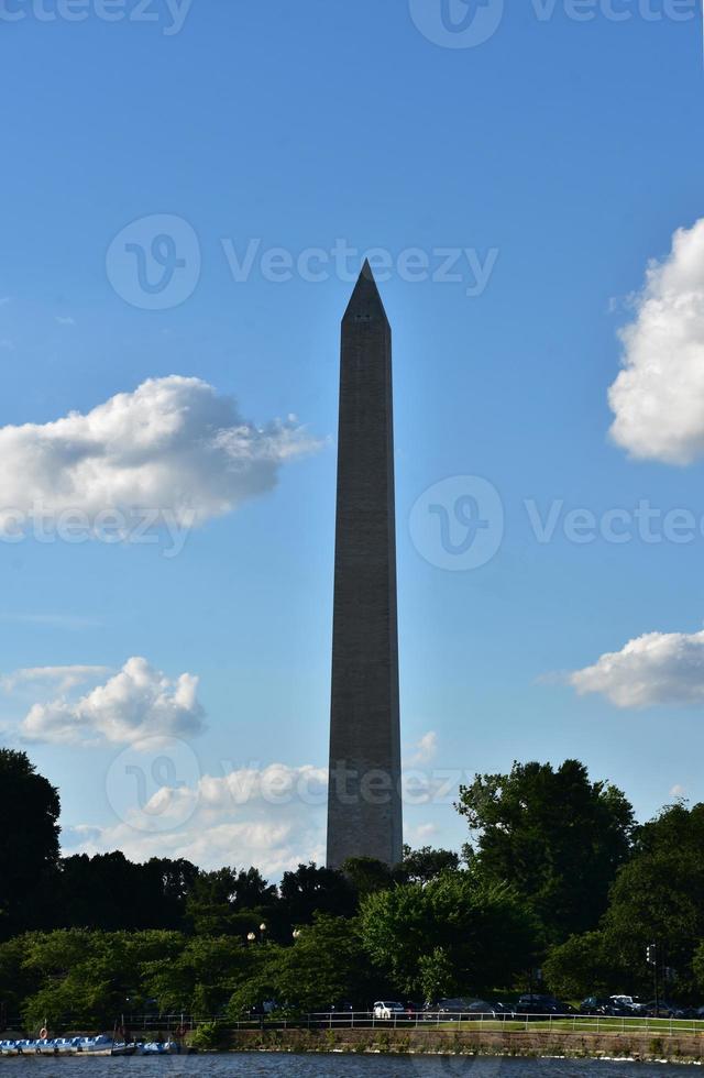 Symbolic Washington Monument Tower in Washington DC photo