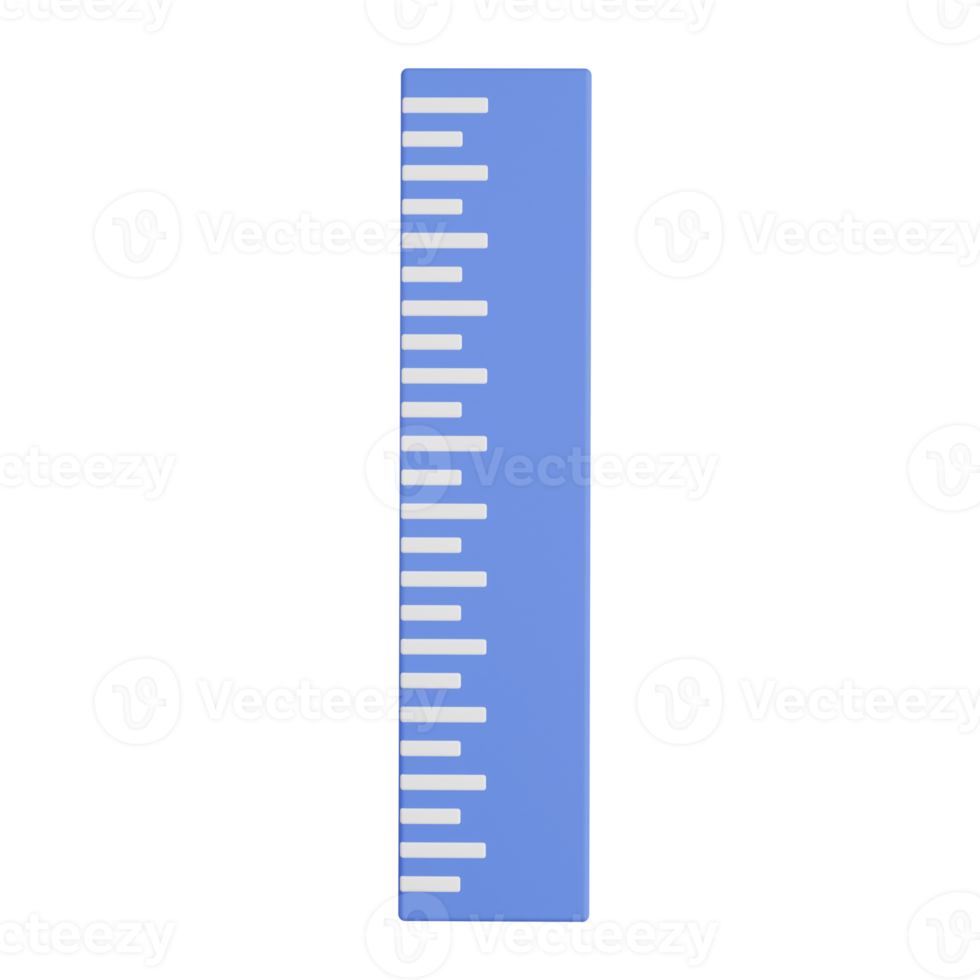 Lineal 3D-Darstellung png