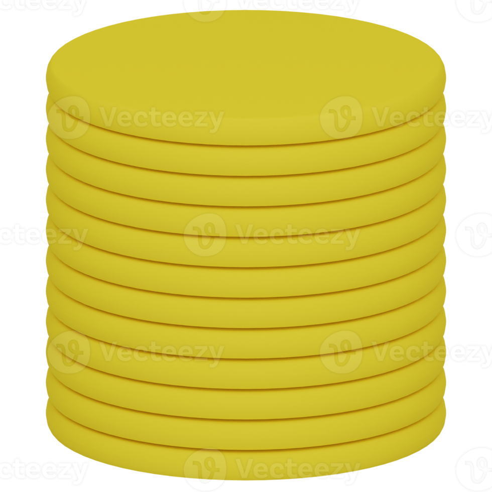 Coins 3D Illustration png