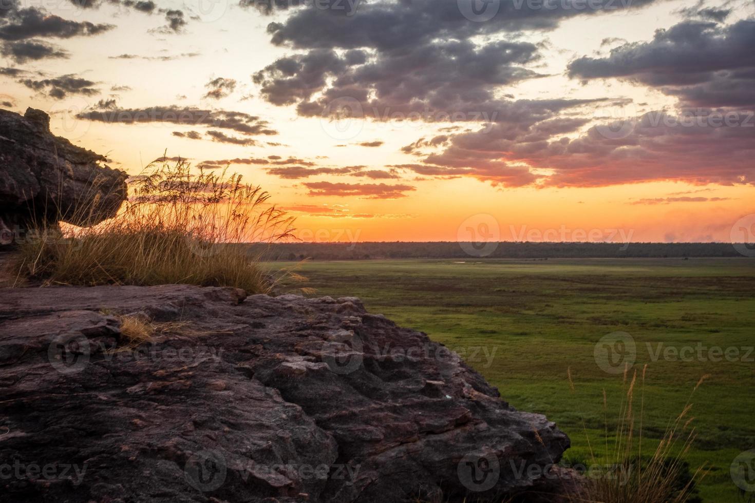 Sun setting in the top end photo