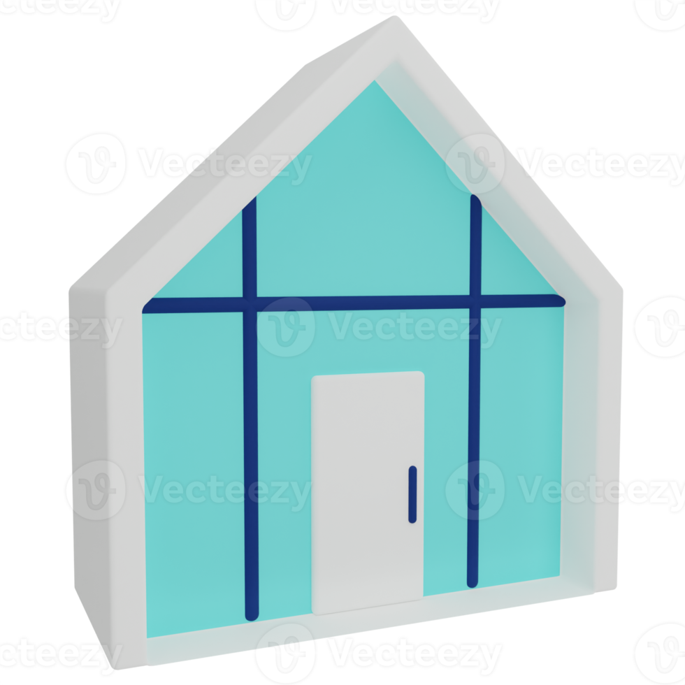 Warehouse 3D Illustration png