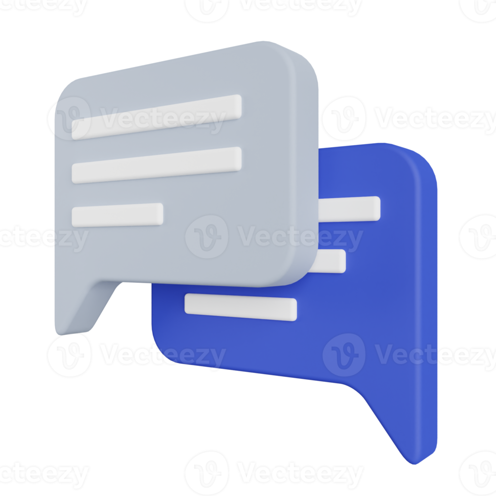 Chat 3D Illustration png
