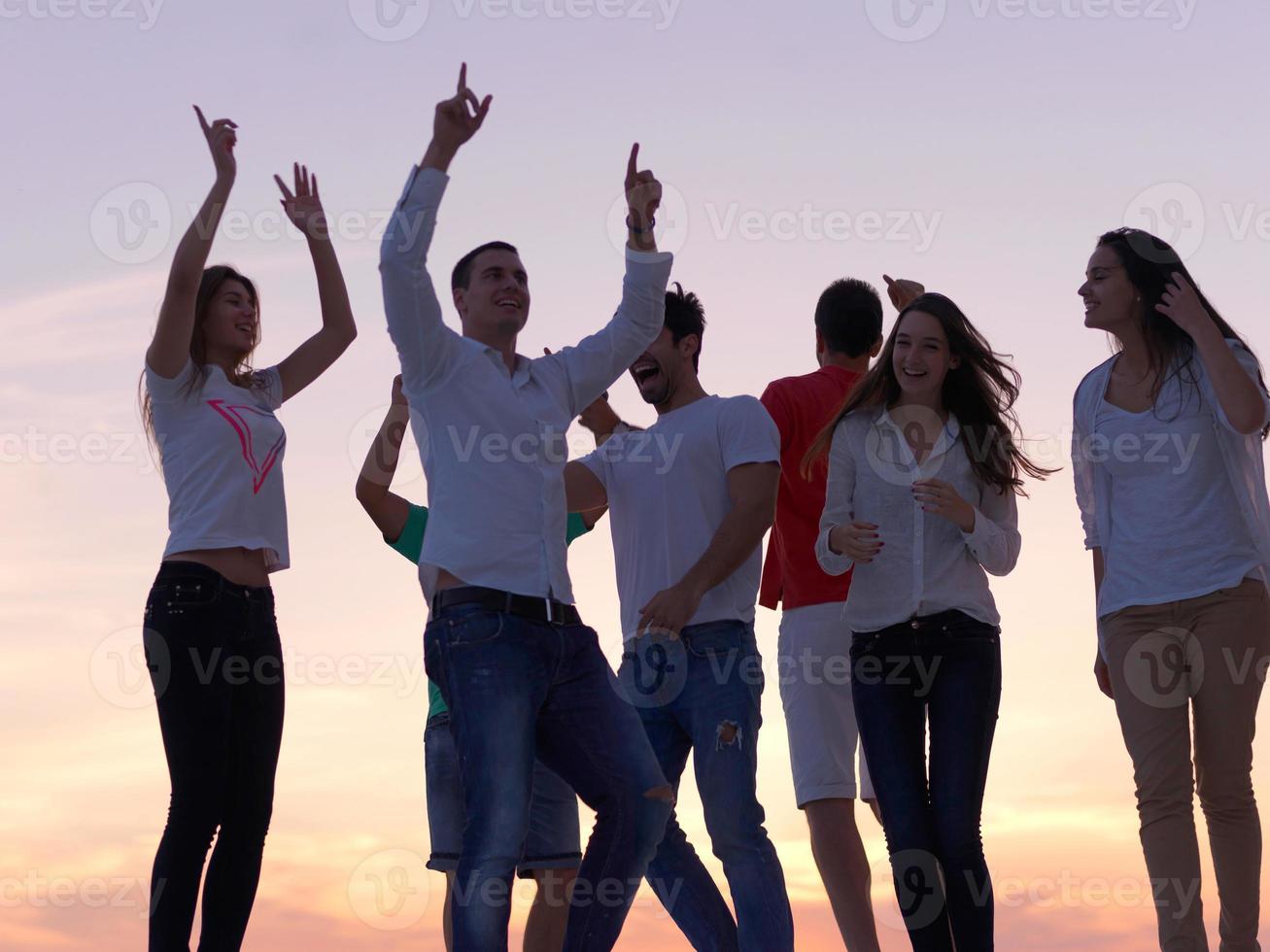 party people  on sunset photo