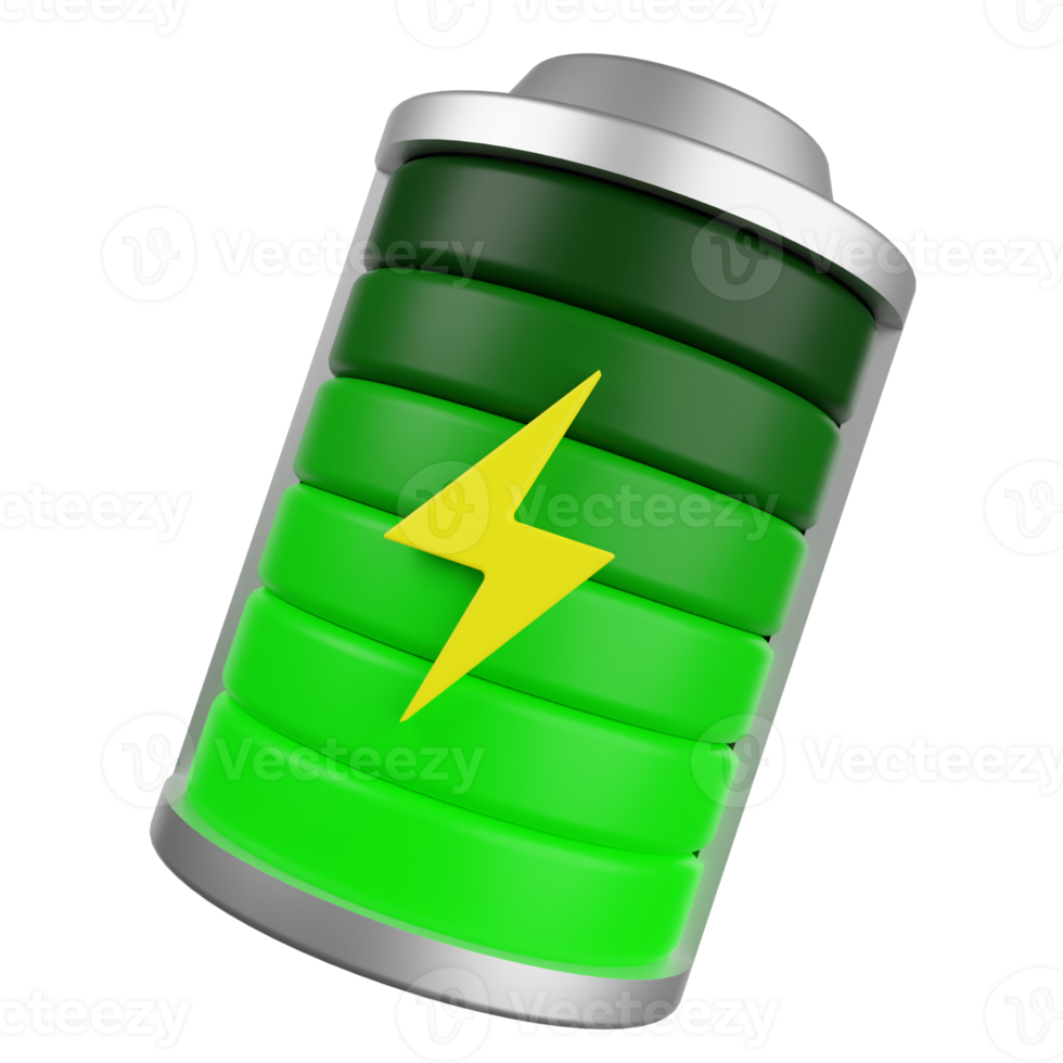 Battery Charge 3D Illustration png