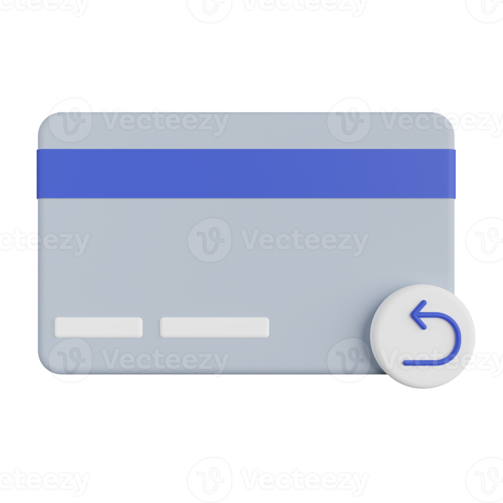 Refund 3D Illustration png