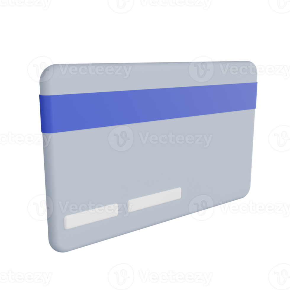 Credit Card 3D Illustration png