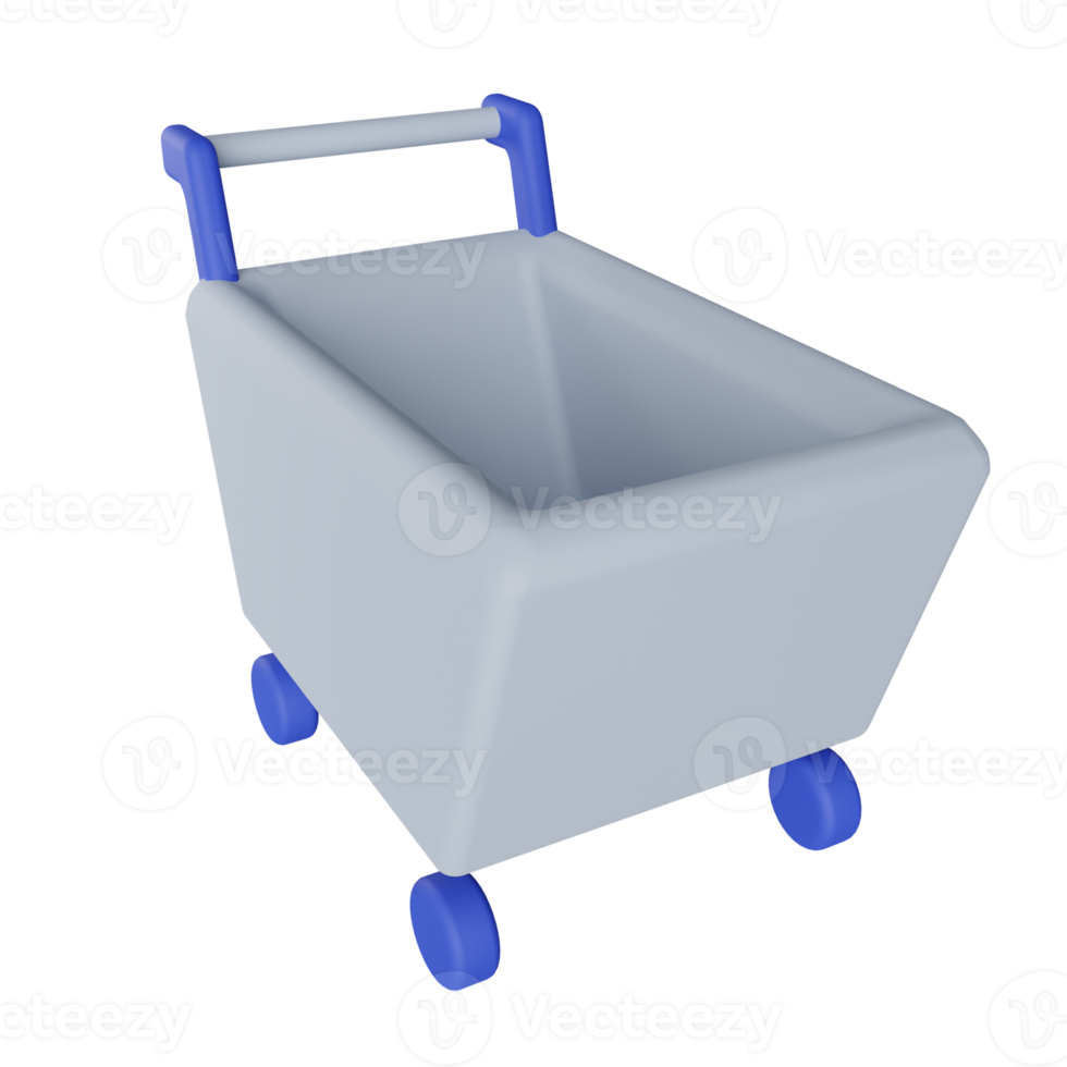 Cart 3D Illustration png