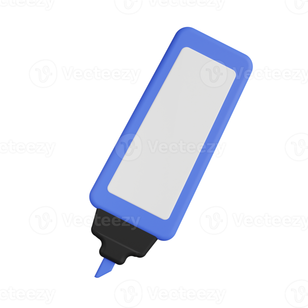 Highlighter 3D Illustration png