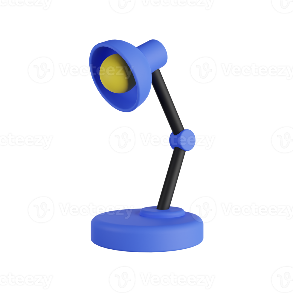 Desk Lamp 3D Illustration png