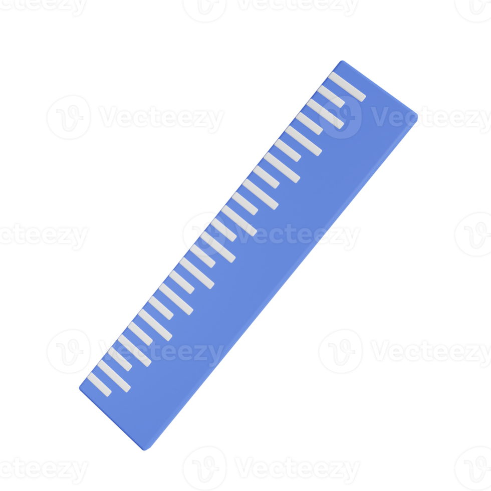 Lineal 3D-Darstellung png