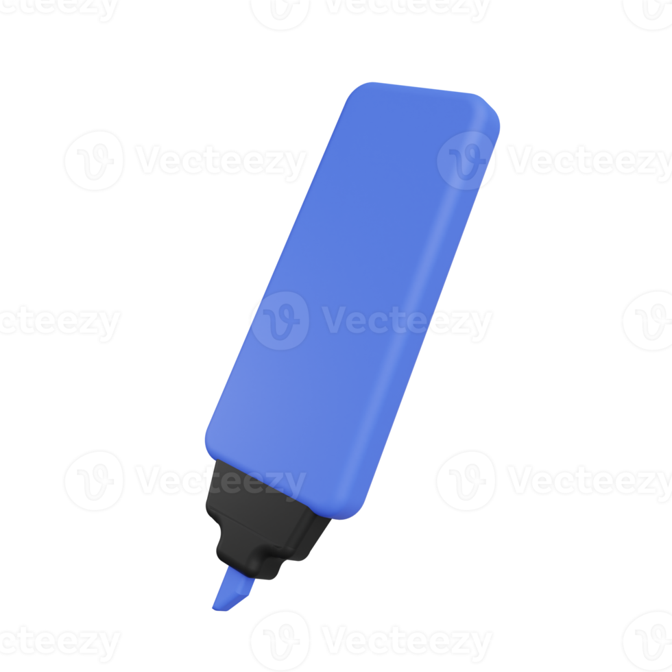 Highlighter 3D Illustration png