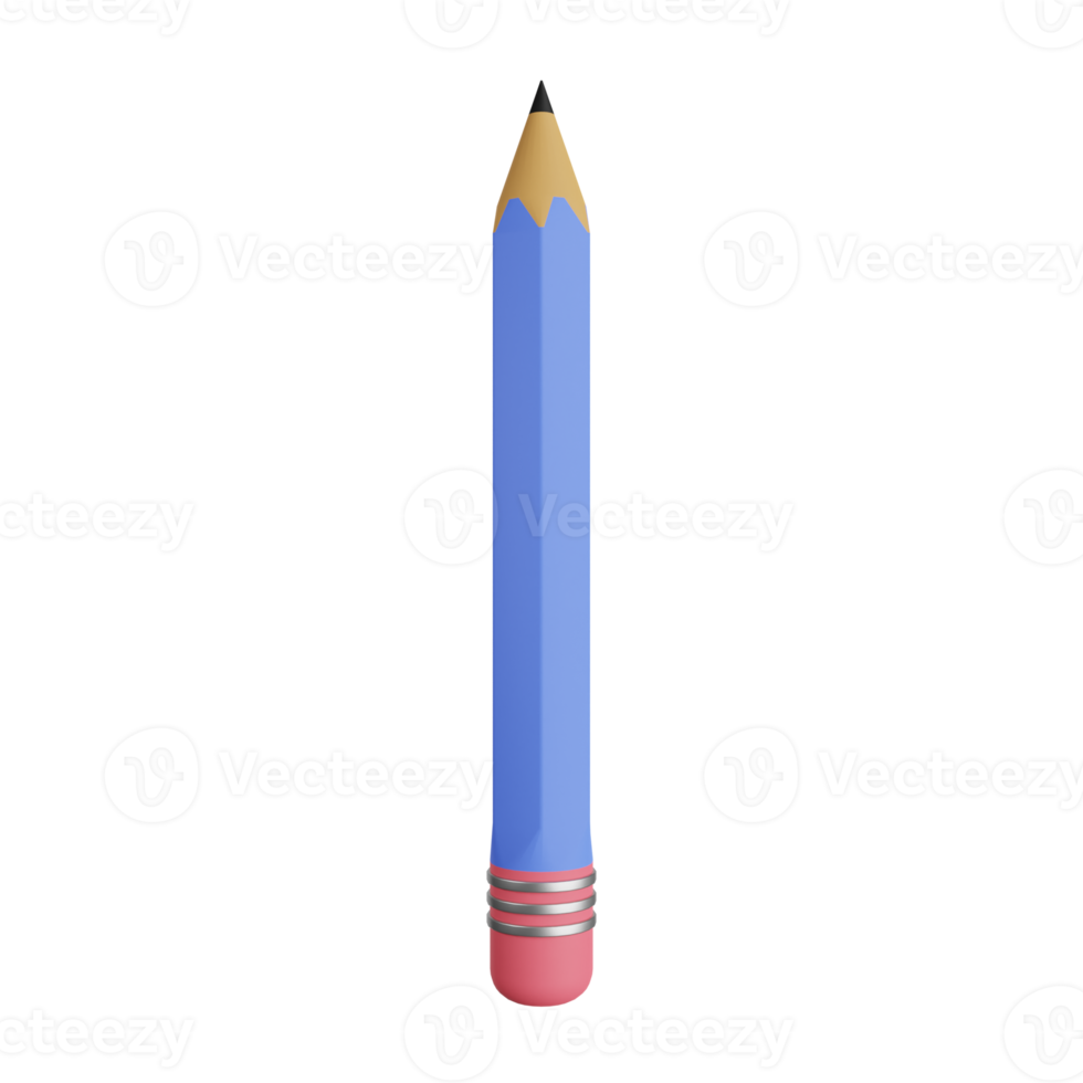 crayon, 3d, illustration png