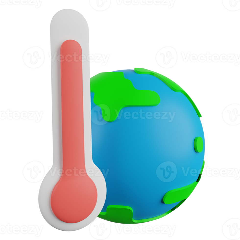 Global Warming 3D Illustration png