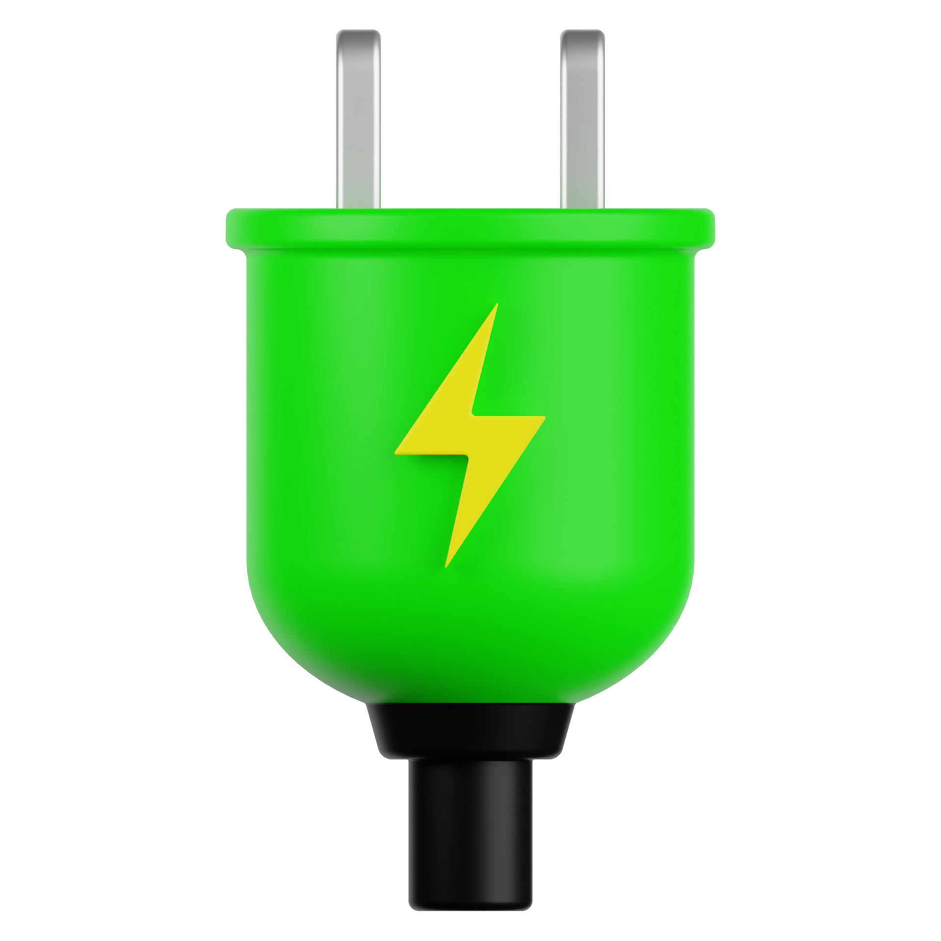 Premium PSD  Electric plug 3d illustration