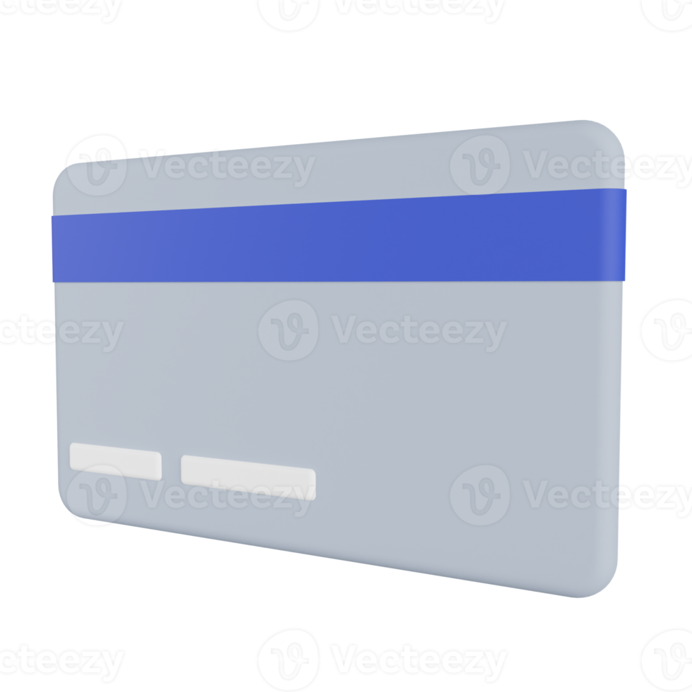 Credit Card 3D Illustration png