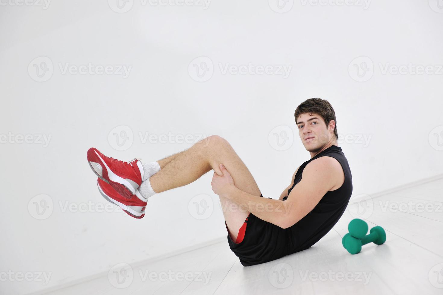 man fitness workout photo
