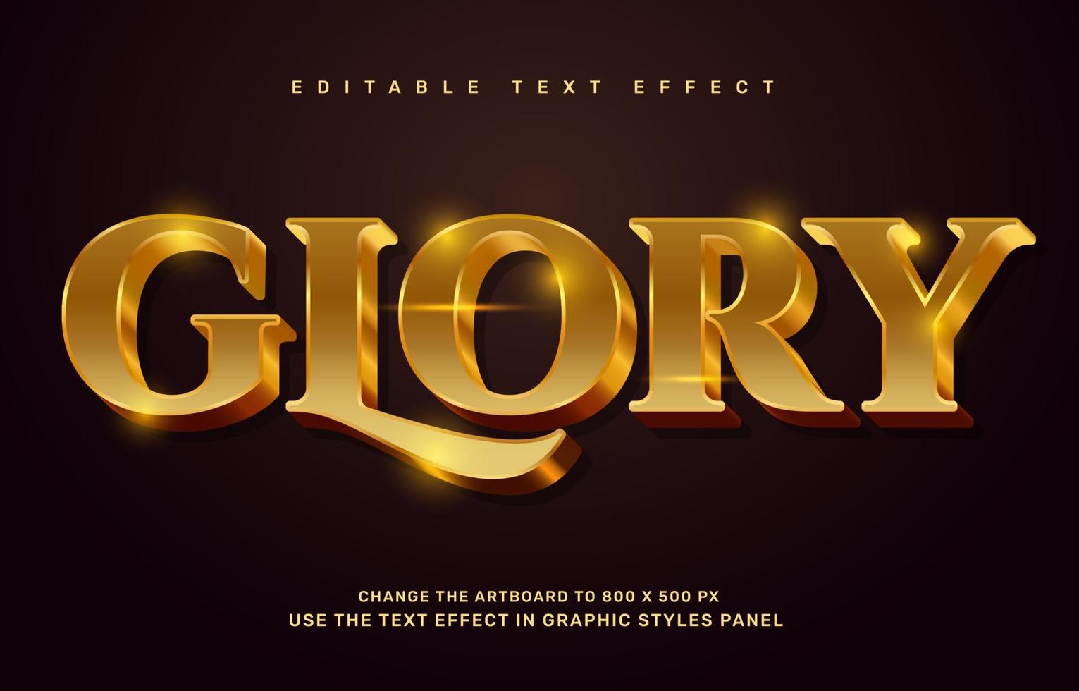 Gold Royal text effect vector