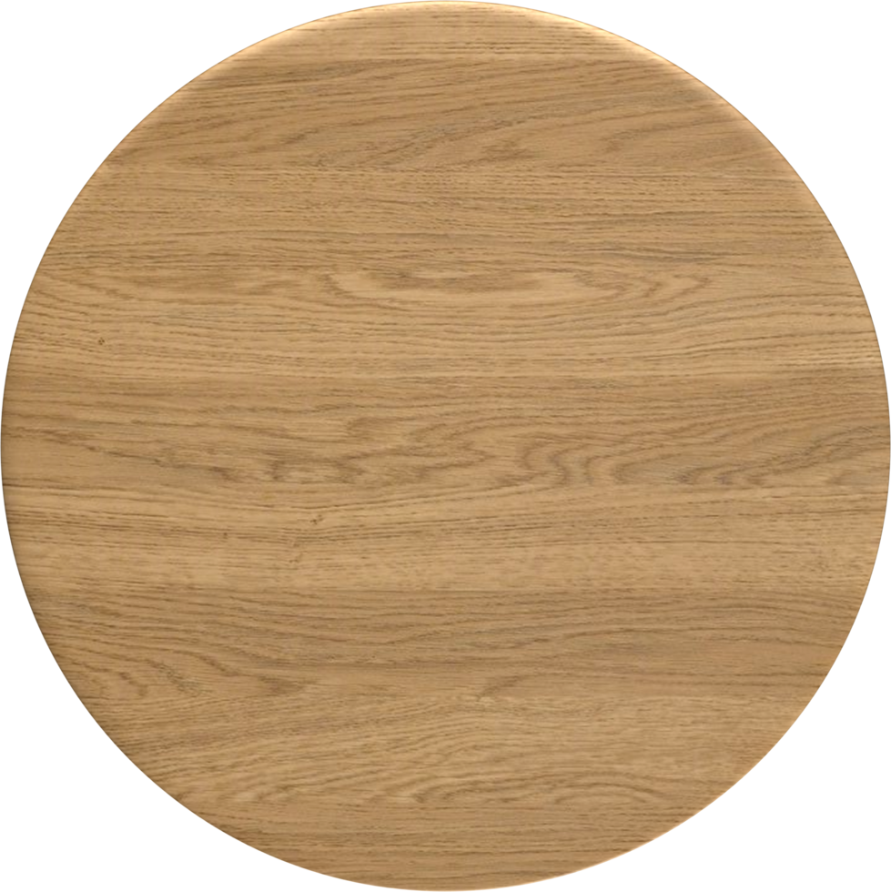 placa de madeira redonda em branco png
