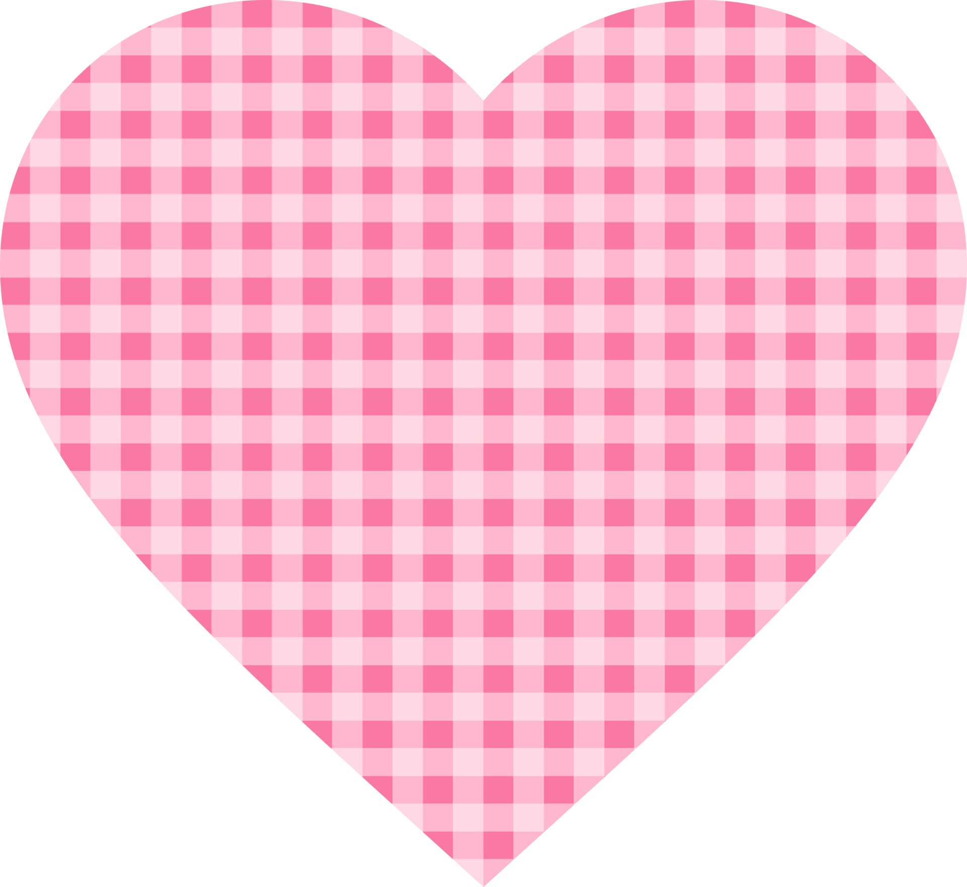 coração rosa xadrez 10983462 PNG