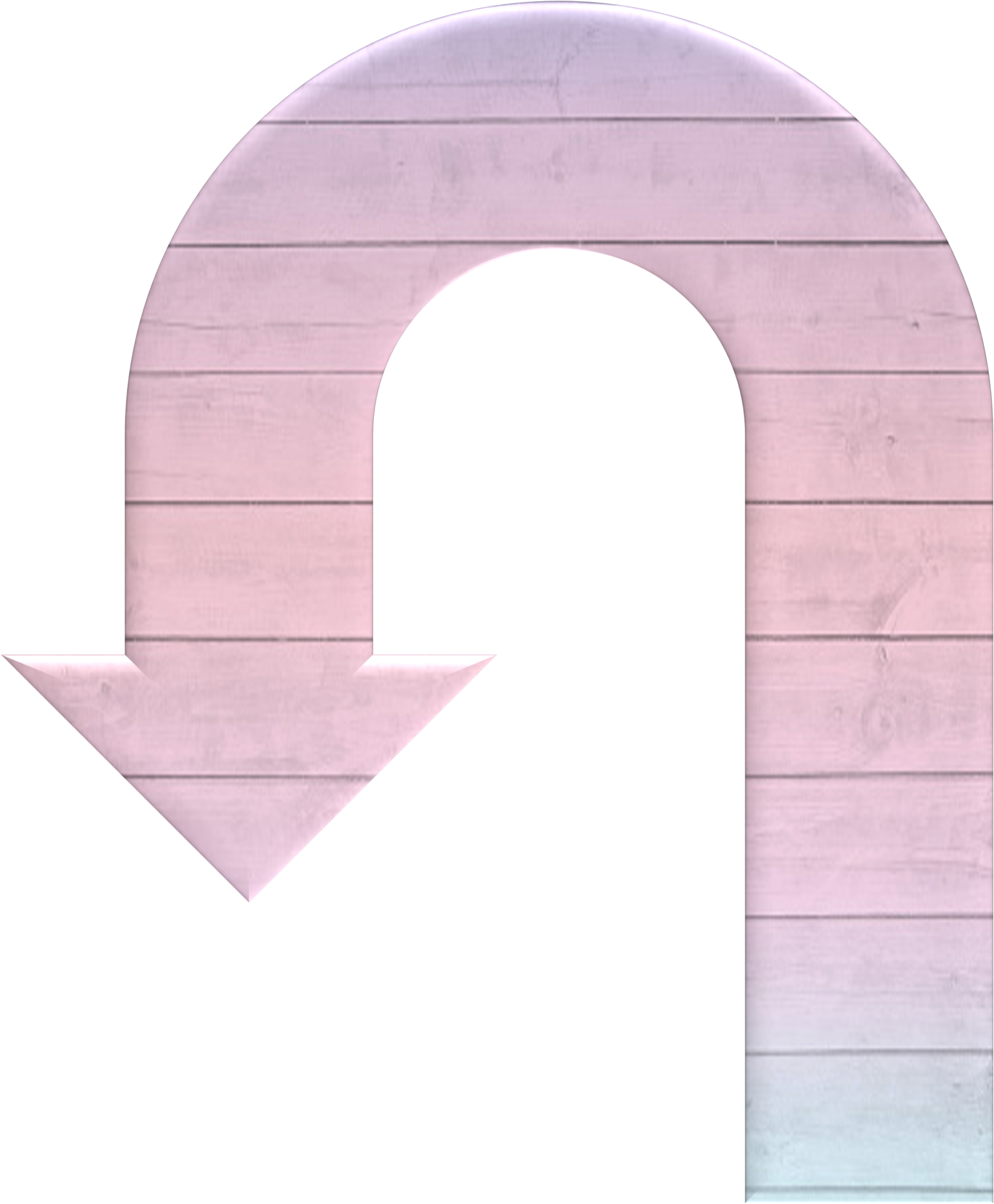 Blank wooden arrow 10983470 png