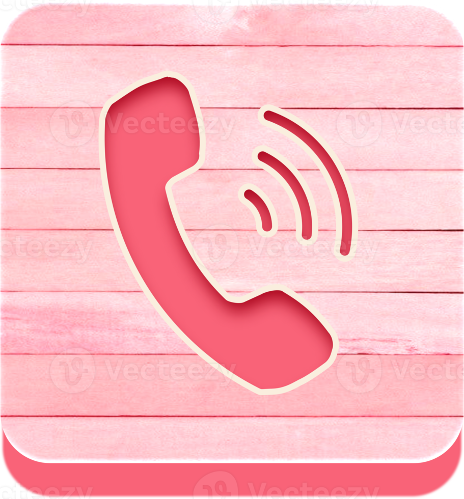 Wooden Phone Button, Wooden Icon png