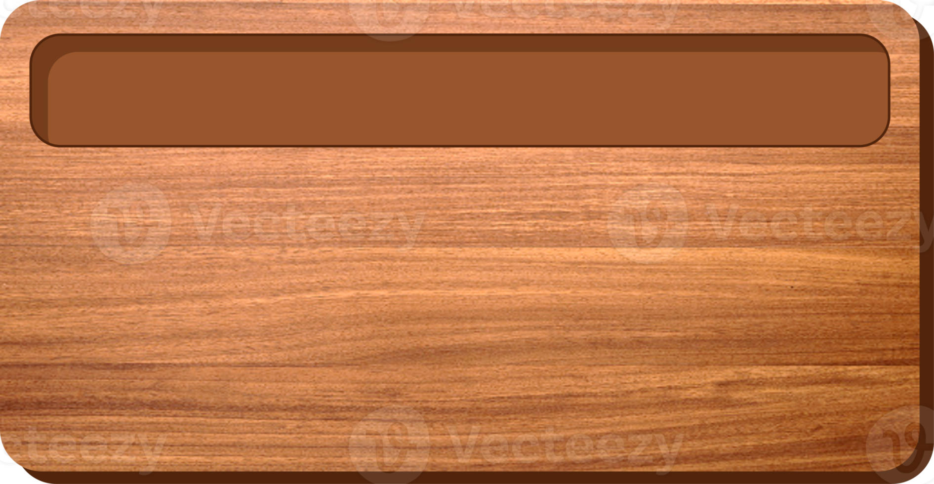 Wooden Panel For Game UI In Cartoon Style png