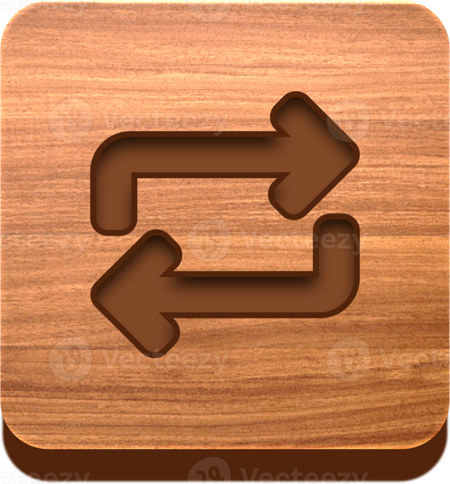 botón de teléfono de madera, icono de madera png