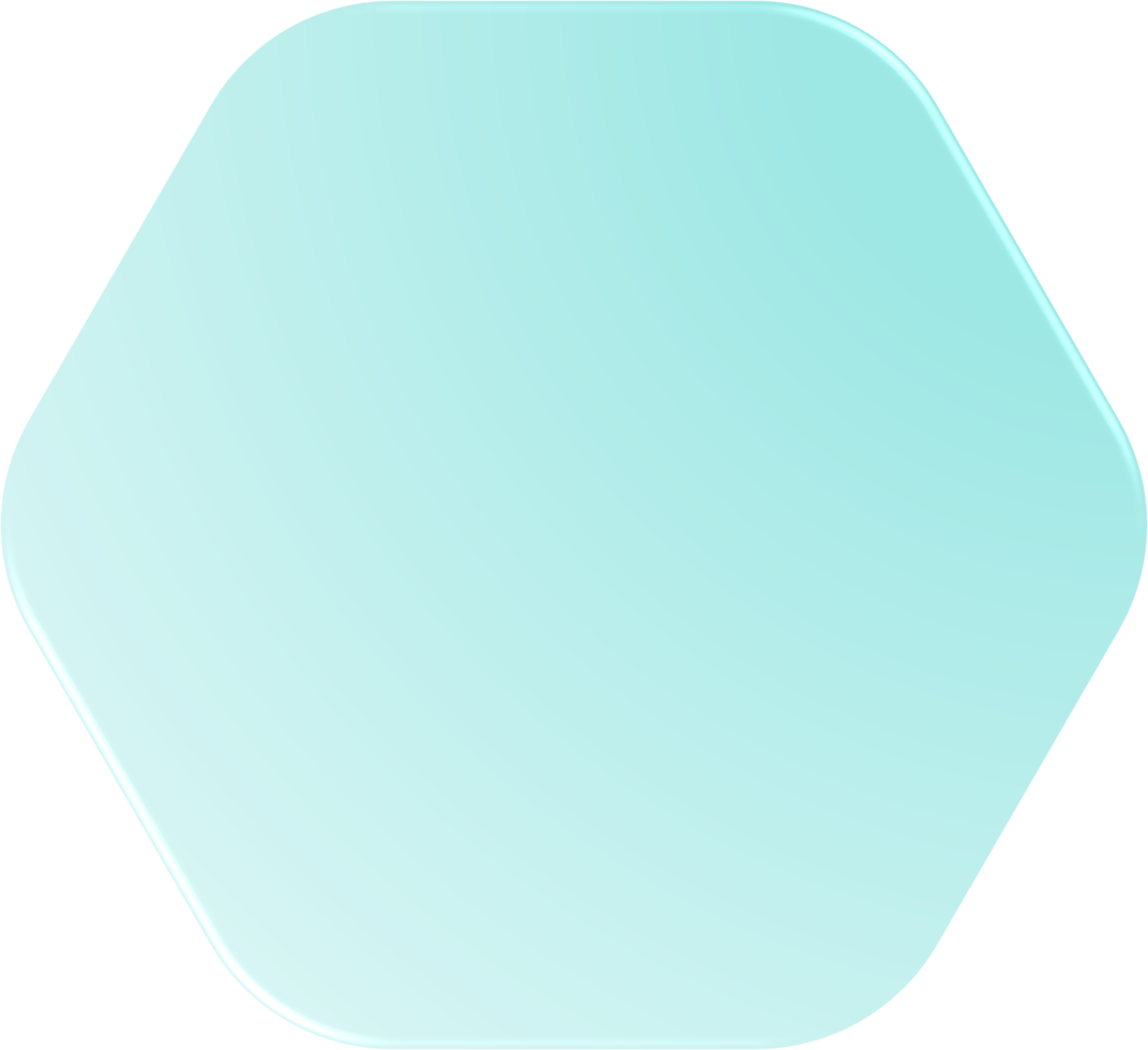 Gradient Hexagon, Gradient Hexagon Button png