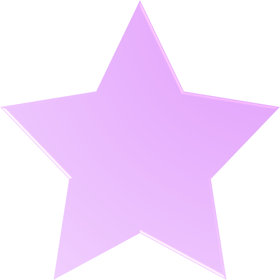 étoile dégradée violette, bouton étoile dégradée png