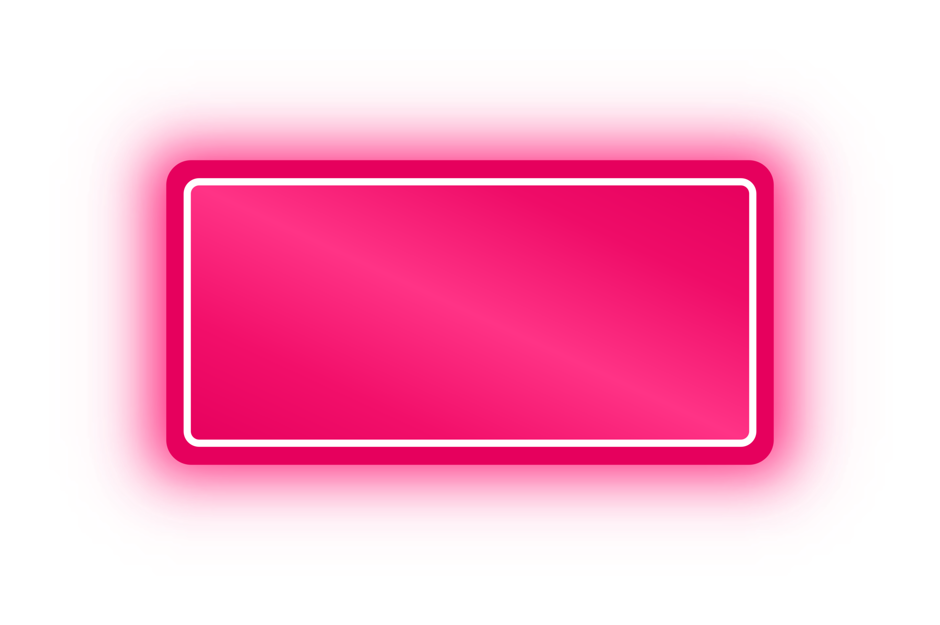 Neon Pink Rectangle Banner, Neon Rectangle 10983703 PNG