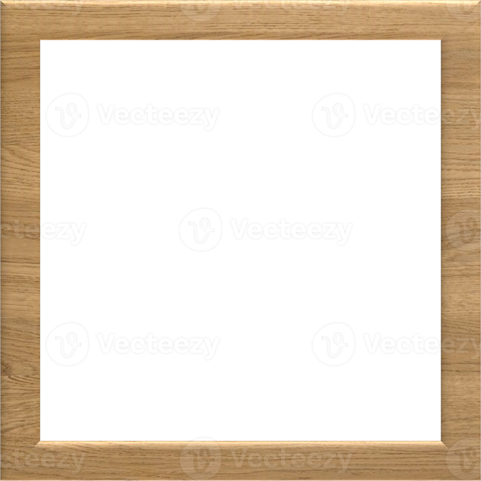 Wooden Square Frame 10983724 PNG