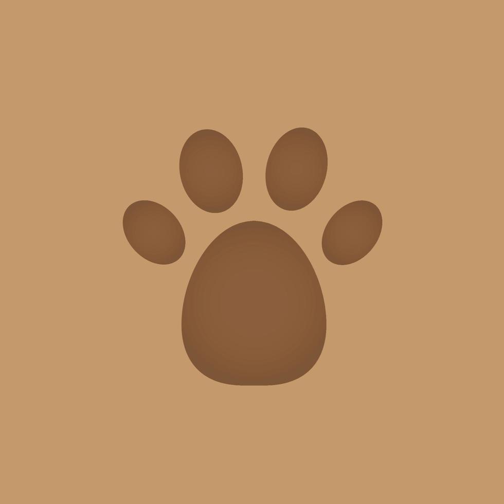 Beast step symbol. vector illustration