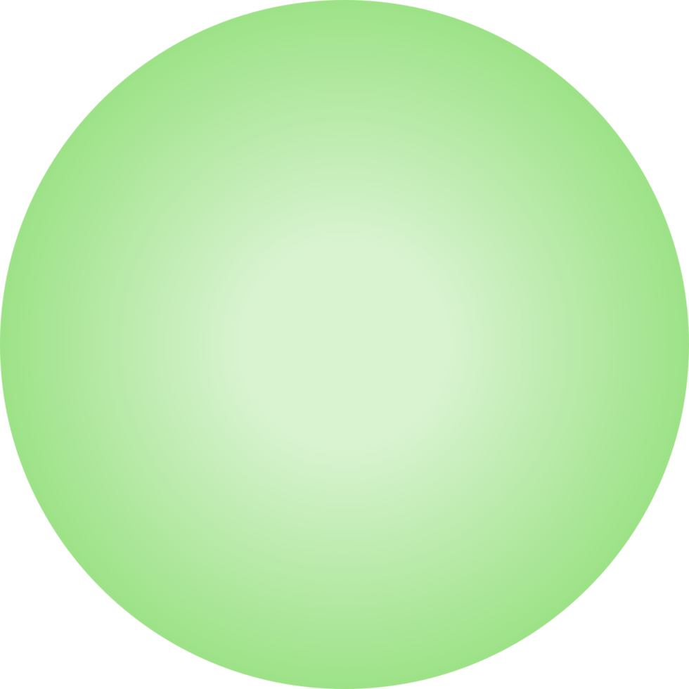 Green Gradient Circle png