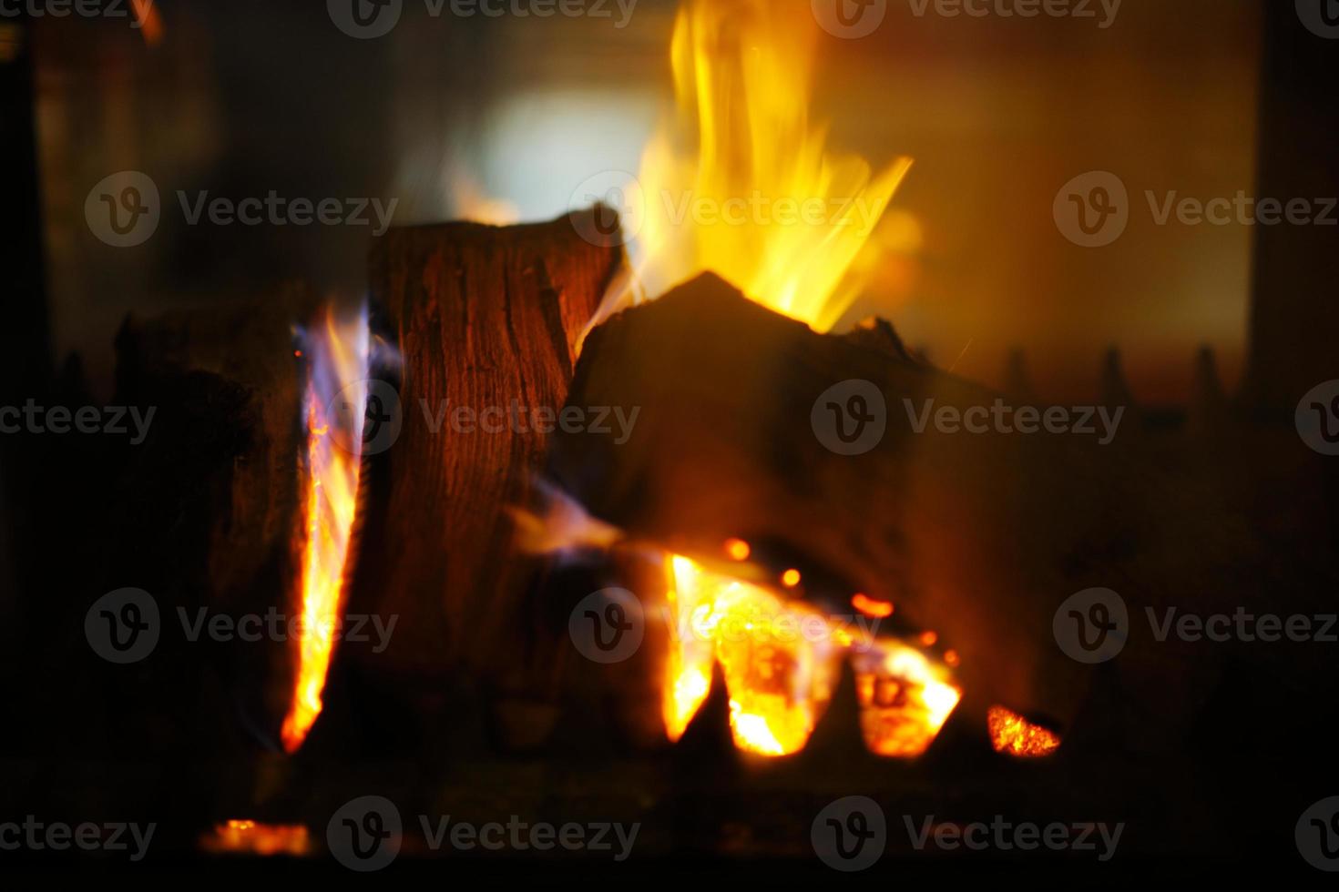 fireplace flame background photo