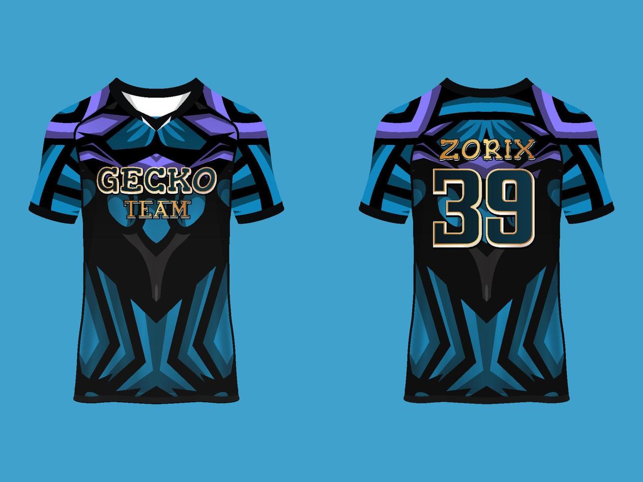 diseño de jersey con mangas raglán vector