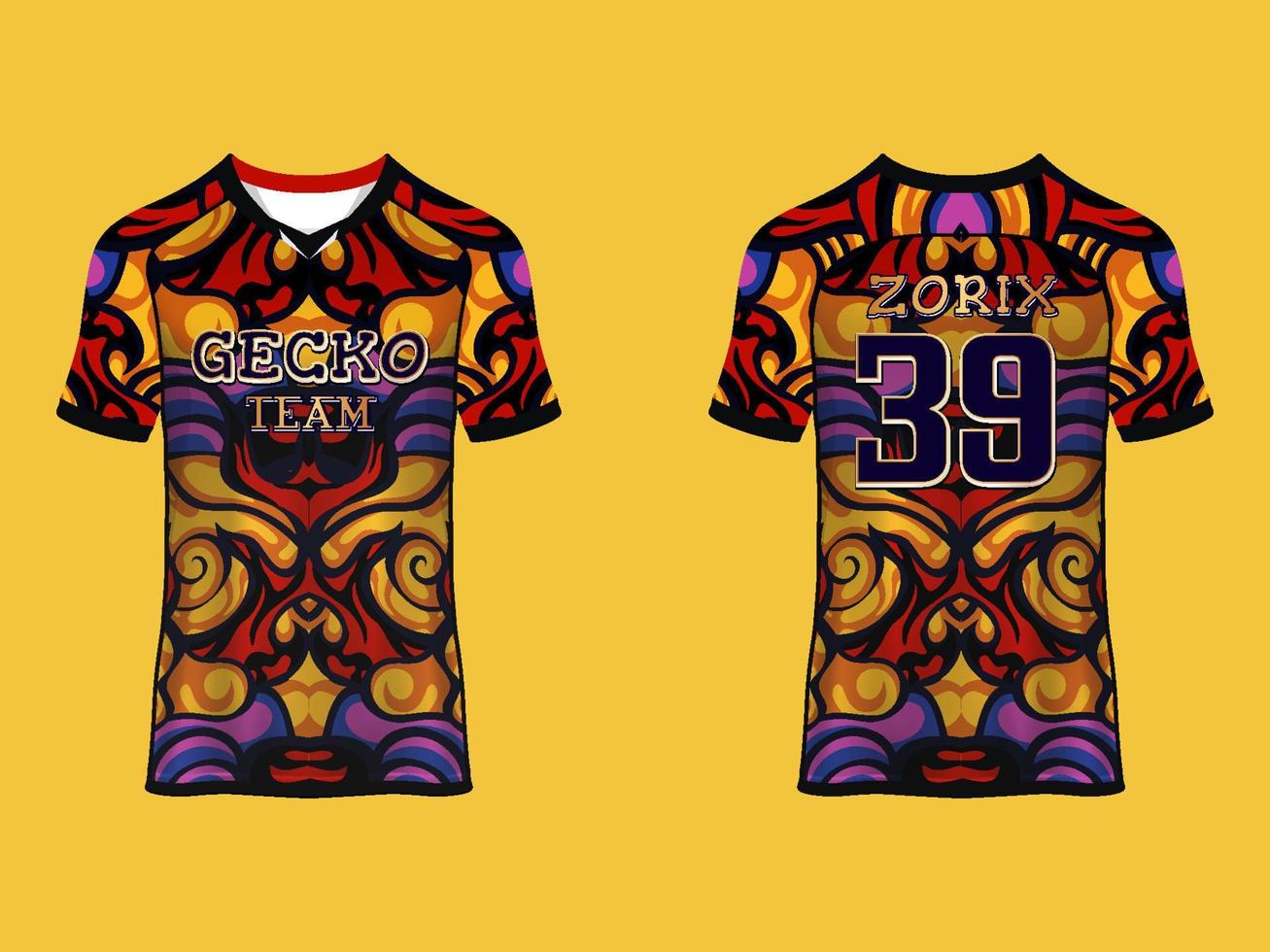 jersey de uniforme de mangas raglán vector