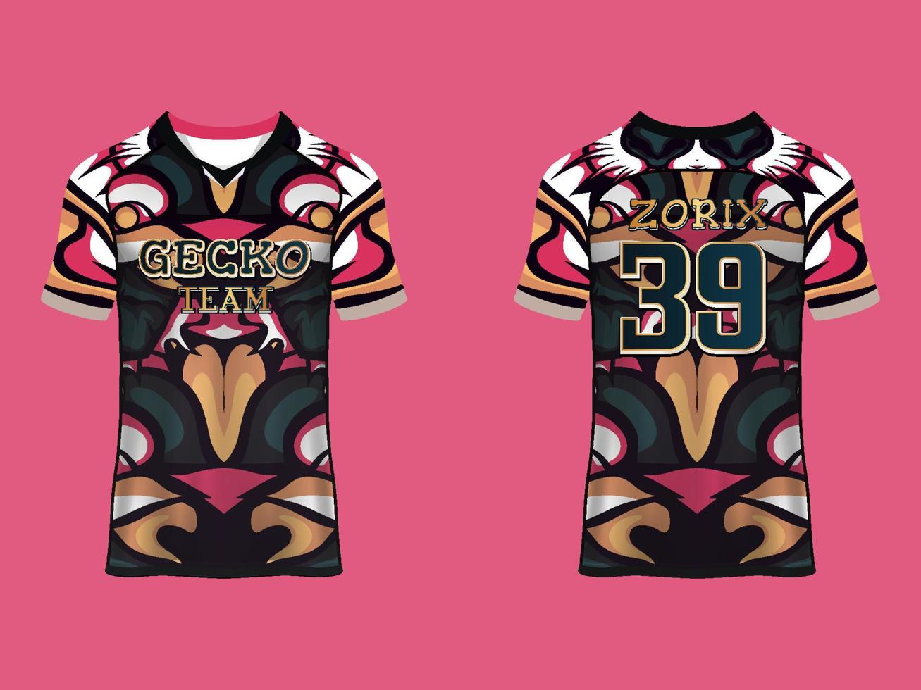 diseño de camiseta deportiva con mangas raglán vector