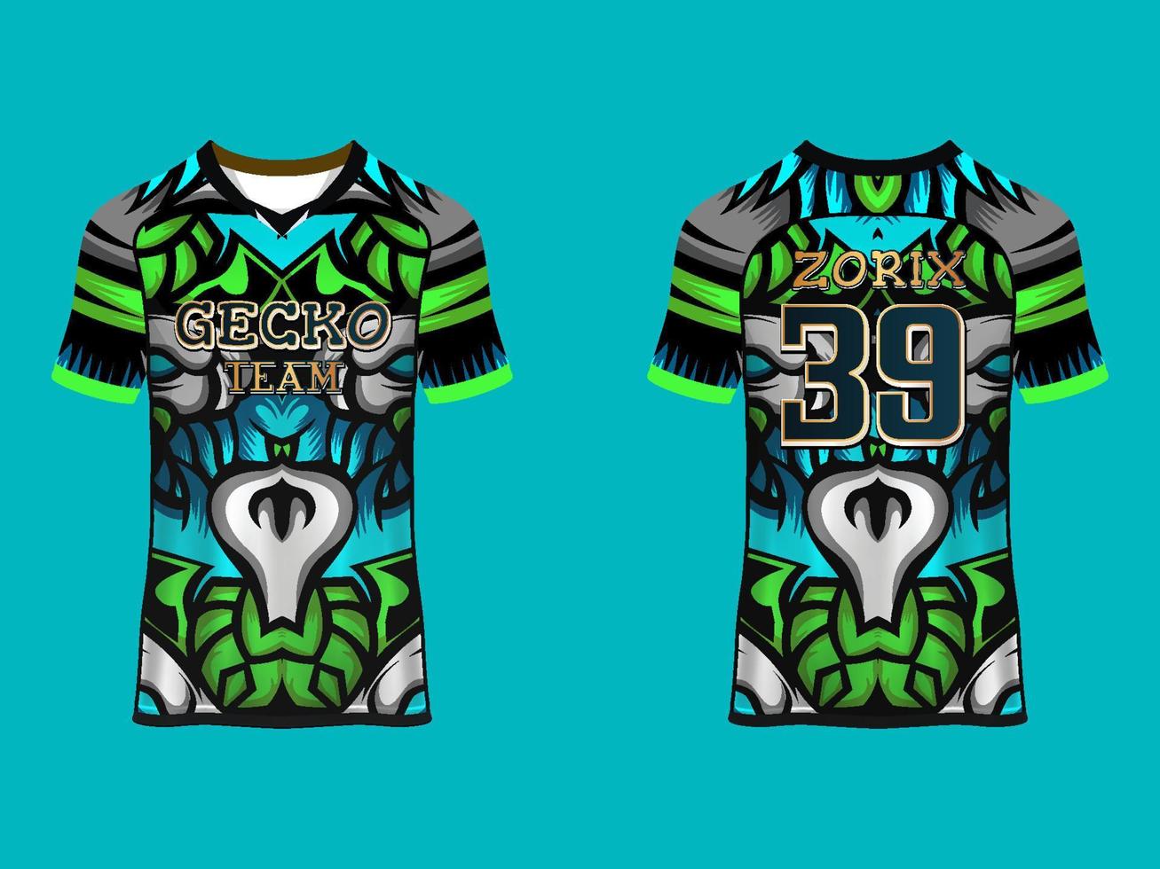 Raglan Sleeves Jersey Design vector