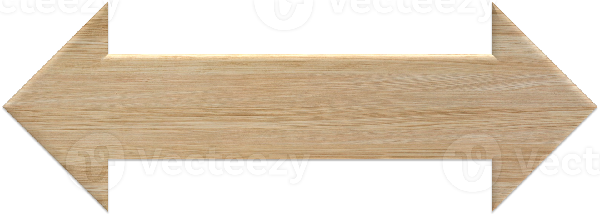 flecha de madera en blanco png