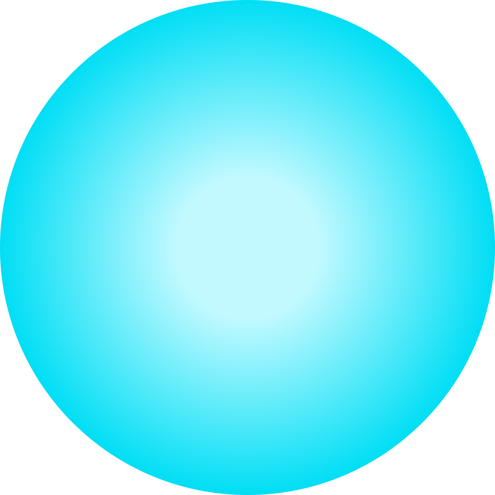 Blue Gradient Circle png